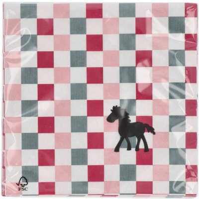 Ubrousky papírové FSC "Koně" 33x33cm, 20ks - 27504_5.jpg