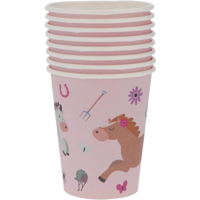 Kelímky papírové FSC "Koně" 250ml, 8ks - 8714572275026_1.jpg