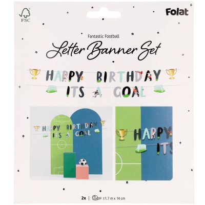 Baner závěsný "Happy Birthday It´s a Goal ", 1,5m - 8714572275705_5.jpg