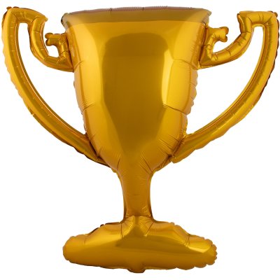 Trofej zlatá 85x77cm fóliový balónek
