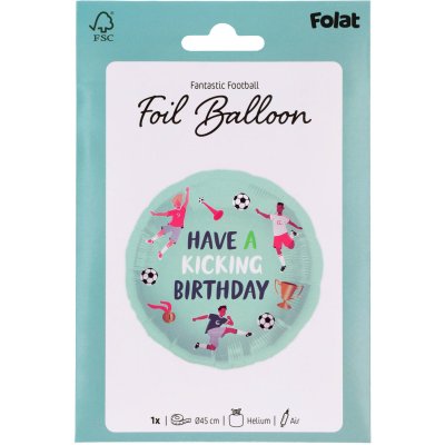 Kruh "Have a Kicking Birthday" 45cm fóliový balónek - 8714572275750_5.jpg