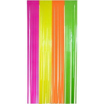 Party závěs barevný neonový, 100x200cm