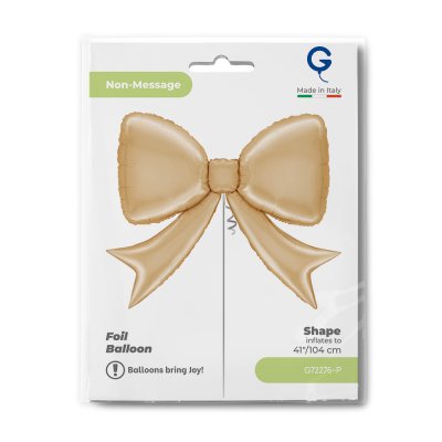 Mašle zlatá 41"/104cm fóliový balónek nafukovací - g72276-p-b.jpg