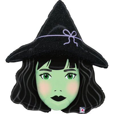 Čarodějka 33"/84cm fóliový balónek nafukovací