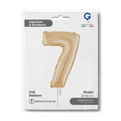 Číslice světle zlatá 7 (66cm,26") fóliový balónek nafukovací - 262907whg-p-b.jpg