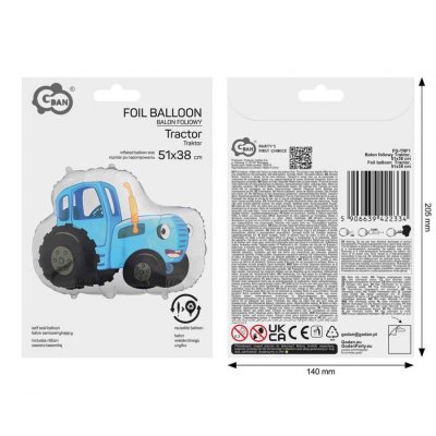 Traktor 51x38cm - fóliový balónek - 105246.jpg