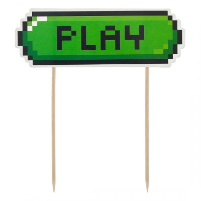 Zápich do dortu "Play", 13cm