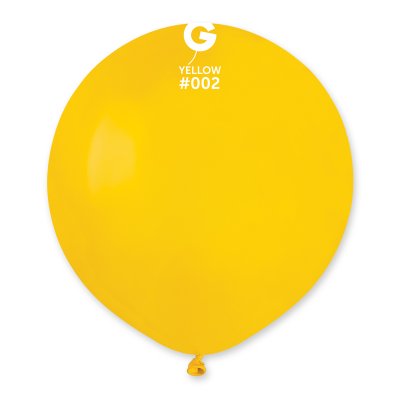 Balónek 48cm/19" #002 žlutý  (25ks/bal) - G150_02_O.jpg