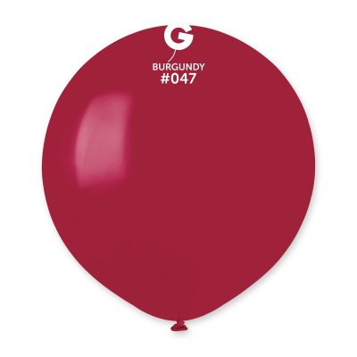 Balónek 48cm/19" #047 burgundy  (25ks/bal) - burgundy.jpg