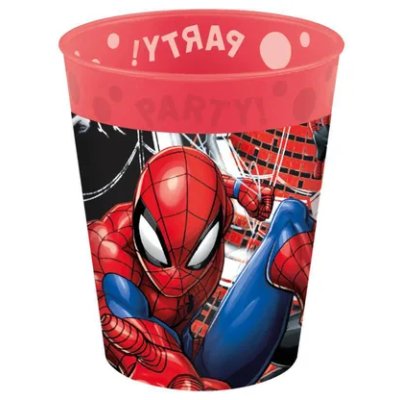Kelímky udržitelné "Spiderman (World of Web)" 250ml, 4ks