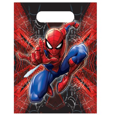 Tašky plastové "Spiderman (World of Web)" 16,5x23cm, 6ks