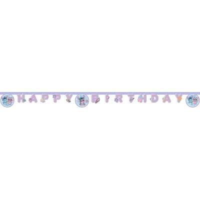 Baner závěsný EKO Angel "Happy Birthday", 2m