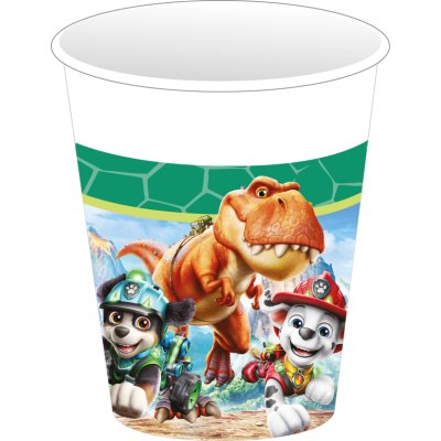 Kelímky papírové EKO "Tlapková patrola 3 Dino Movie" 250ml, 8ks