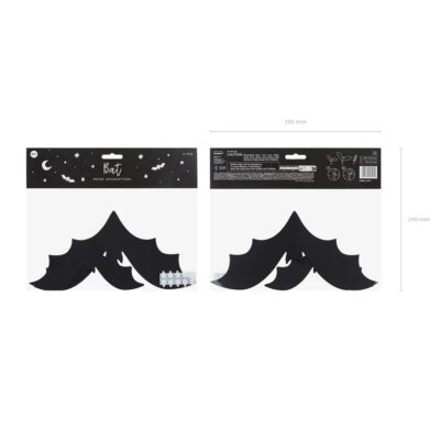 Netopýr papírový černý 19-29cm, 6ks - Screenshot 2026-08-25 at 10-01-31 Paper decoration Bats 19-29 cm black (1 pkt _ 6 pc.) - Designer decorations and ideas for every party! - PartyDeco.png