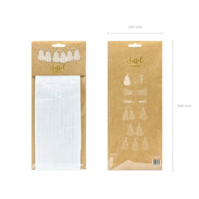 Girlanda střapcová bílá, 12 střapců - Screenshot 2026-08-25 at 15-02-19 Tassel garland white - Designer decorations and ideas for every party! - PartyDeco.png