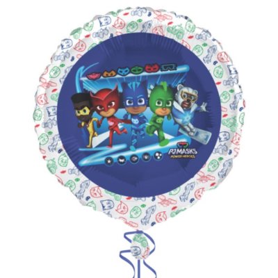Kruh "Pyžamasky" 18"/45cm fóliový balónek