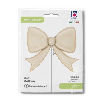 Mašle krémová 41"/104cm fóliový balónek - 25779-p-b.jpg