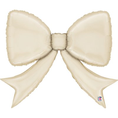 Mašle krémová 41"/104cm fóliový balónek