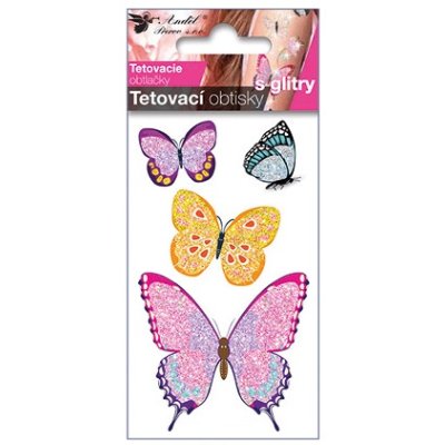 Obtisky tetovací Motýli s glitry 10,5x6cm - 1102.jpg