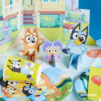 Set papírových dekorací - Bluey, 7ks - 9915646_2.jpg