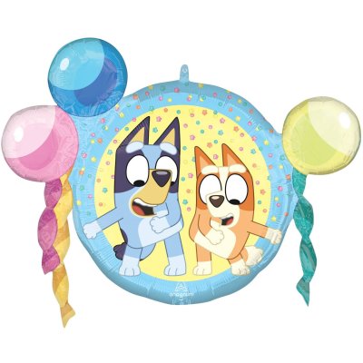 Kruh s balónky "Bluey" 45cm fóliový balónek