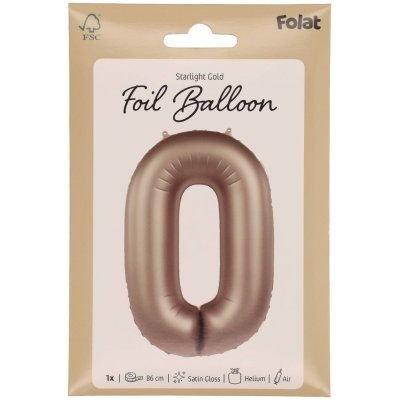 Číslice "0" satin zlatá 86cm fóliový balónek - 8714572104609_5.jpg