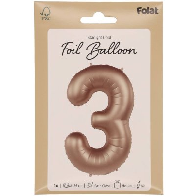 Číslice "3" satin zlatá 86cm fóliový balónek - 8714572104630_5.jpg