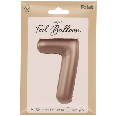 Číslice "7" satin zlatá 86cm fóliový balónek - 8714572104678_5.jpg