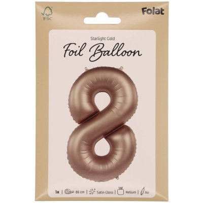 Číslice "8" satin zlatá 86cm fóliový balónek - 8714572104685_5.jpg