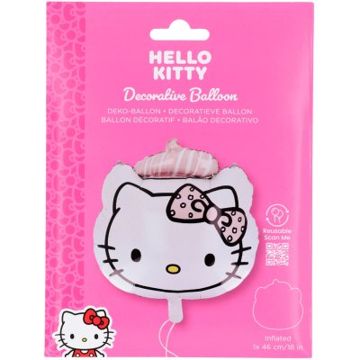 Hello Kitty hlava 48x71cm fóliový balónek - 1-11089_5.jpg