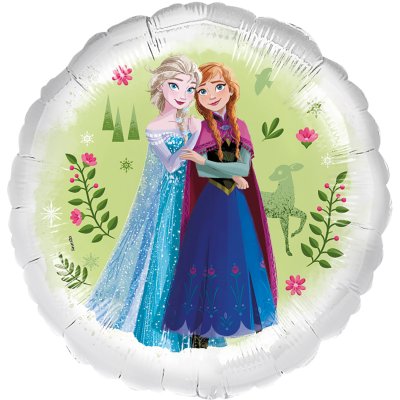 Kruh - Anna a Elsa 45cm fóliový balónek