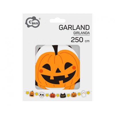 Girlanda papírová "Halloween", 250cm - 105676.jpg
