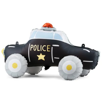 Auto policejní samostojící 90x41cm fóliový balónek