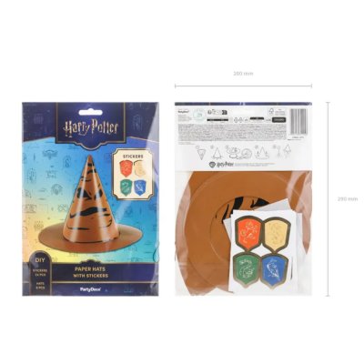 Čepičky "Harry Potter klobouk" 16cm, 6ks - Screenshot 2026-10-14 at 14-35-01 Hats Harry Potter Sorting Hat 16 cm brown (1 pkt _ 6 pc.) - Designer decorations and ideas for every party! - PartyDeco.png