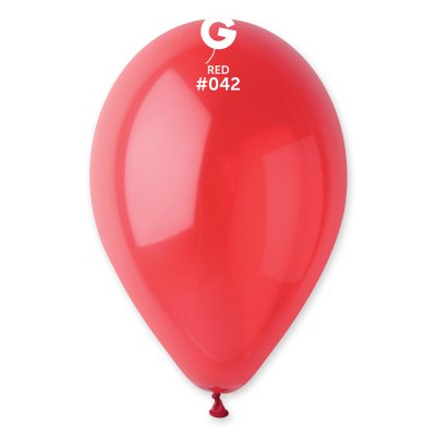 Balónek 30cm/12" #042 červený (100ks/bal) - G110_42_O.jpg