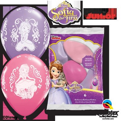 Potisk PRINCEZNA SOFIE 12"/30cm - Balónek Qualatex 6ks