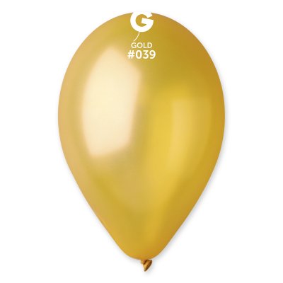 Balónek 28cm/11" #039 zlatý (100ks/bal) - GM110_39_O.jpg