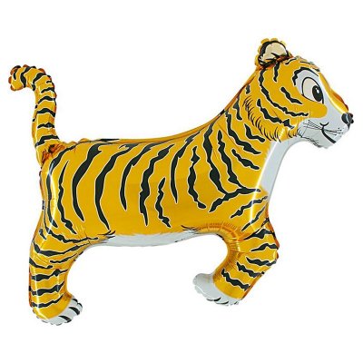 MINI Tygr 14"/35cm fóliový balónek nafukovací