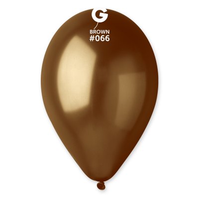 Balónek 26cm/10" #066 hnědý (100ks/bal) - GM90_66_O.jpg