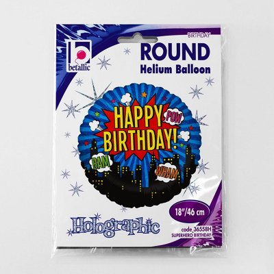 Superhrdina HB 18"/46cm fóliový balónek nafukovací - 365582.jpg