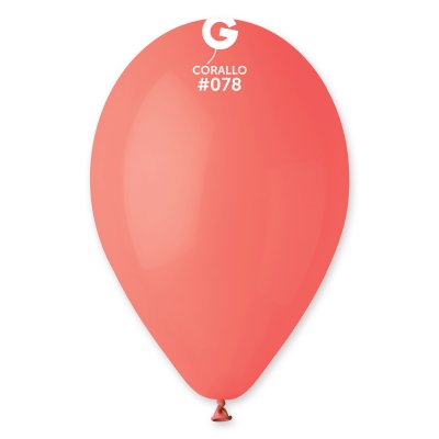 Balónek 26cm/10" #078 korálový (100ks/bal) - G90_78_O.jpg