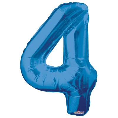 Číslice 34"/86cm modrá 4