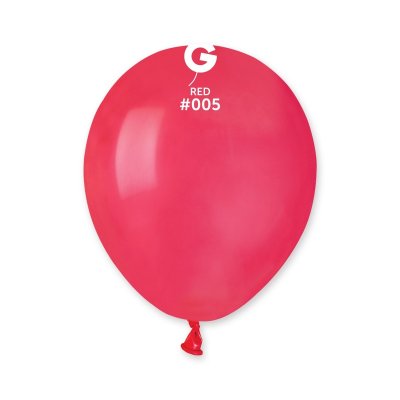 Balónek 13cm/5" #005 malinový červený (100ks/bal) - red05.jpg