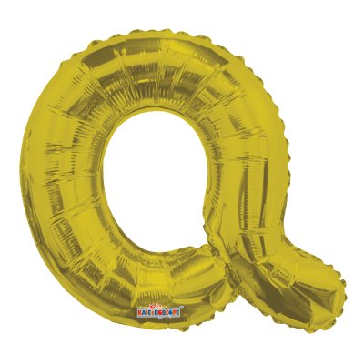 Písmeno Q zlaté malé 14"/35cm