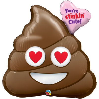 Zamilované emoji 31"/78cm fóliový balónek - 78530_78531B.png