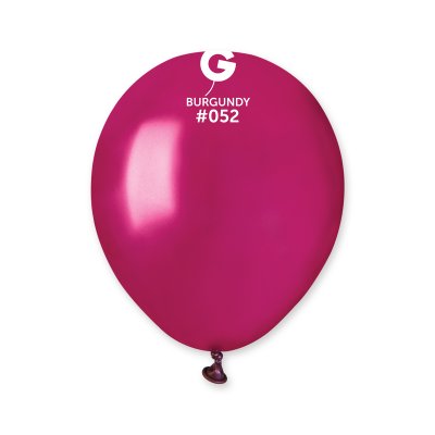 Balónek metal 13cm/5" #052 burgundy (100ks/bal) - AM50_52_O.jpg