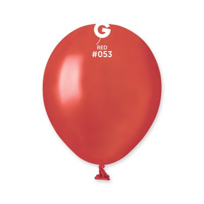 Balónek metal 13cm/5" #053 červený (100ks/bal) - AM50_53_O.jpg