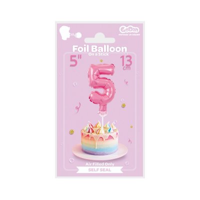 Číslice růžová dortová 5 (13cm, 5") - pink 5 b.jpg