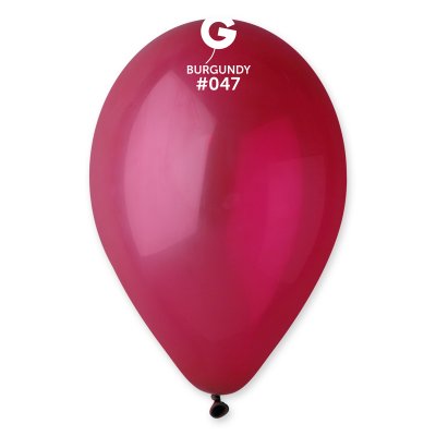 Balónek 26cm/10" #047 burgundy (100ks/bal) - G90_47_O.jpg
