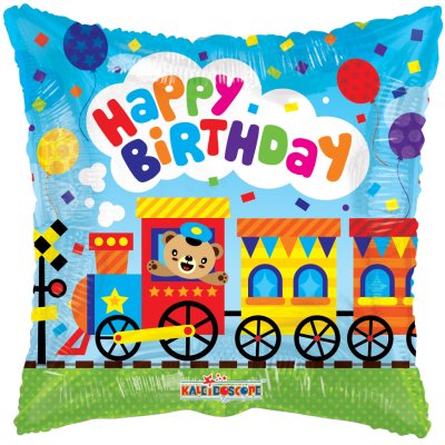 Polštář - BIRTHDAY Hů-Hů vlak! 18"/46cm fóliový balónek